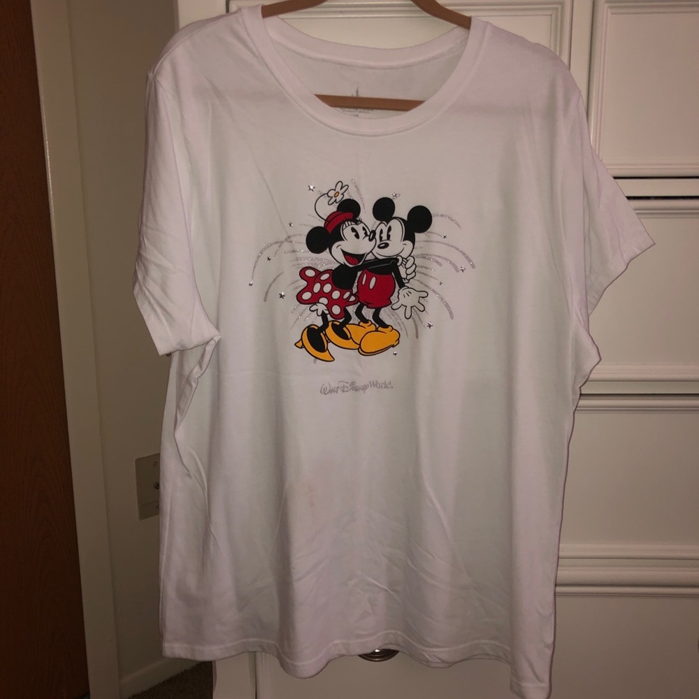 Disney Mickey Minnie T-shirt Size 1X